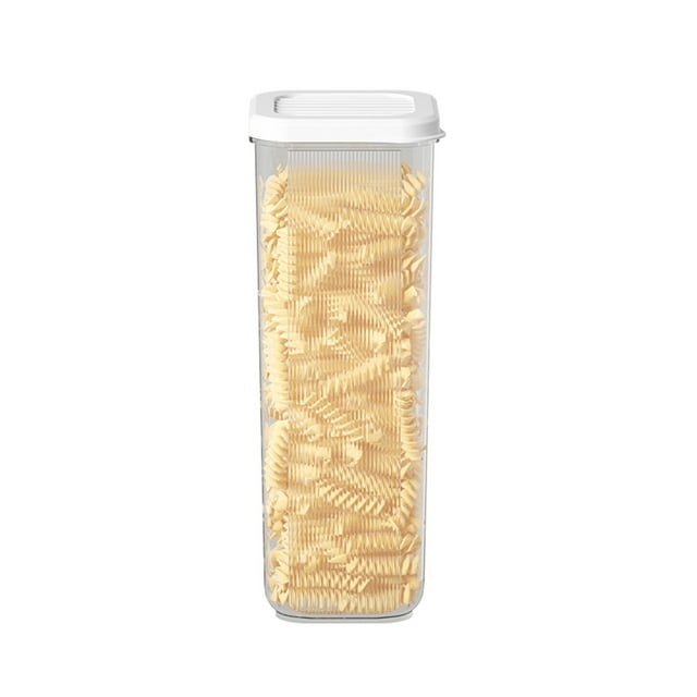 Bigersell Food Storage Containers with Lids Airtight Stackable Plastic Kitchen and Pantry Organization Storage Dry Food Canisters for Cereal, Dry Food, Flour and Sugar D