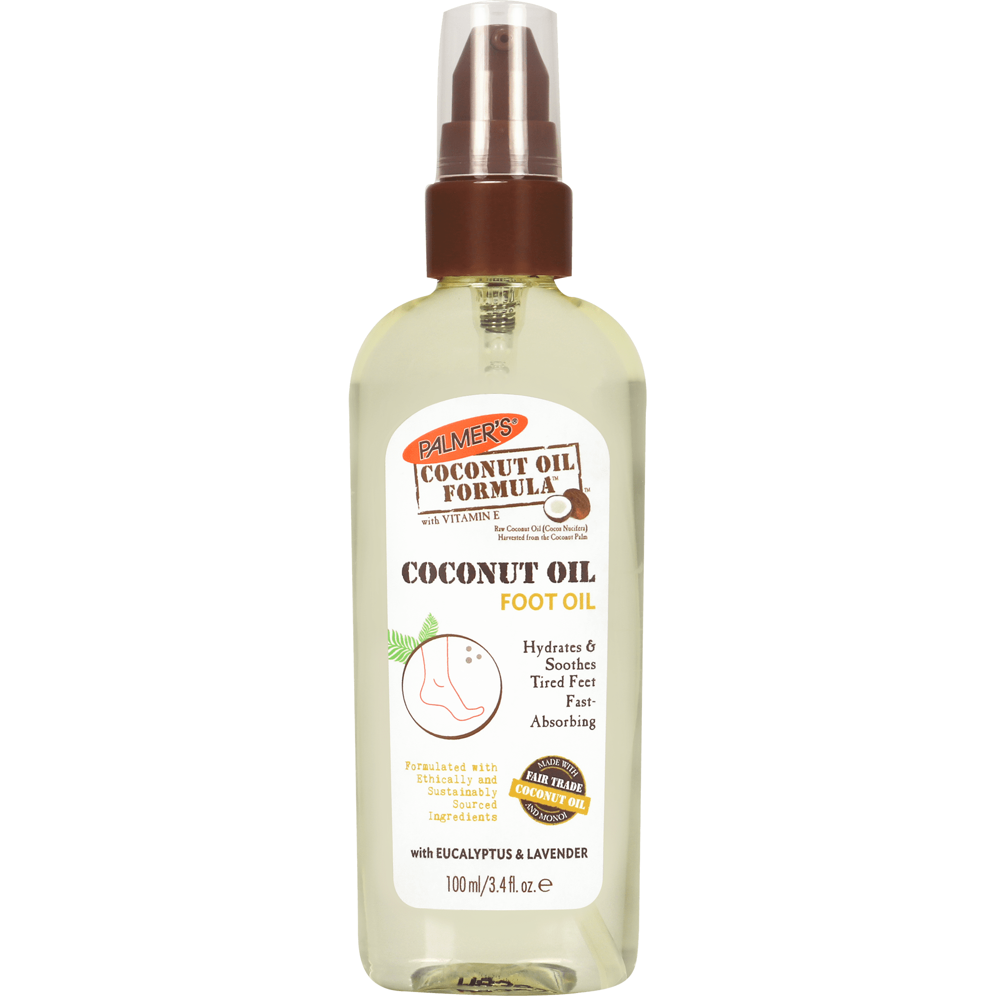 Palmer's Coconut Oil Formula Coconut Oil Foot Oil 3.4 fl. oz.