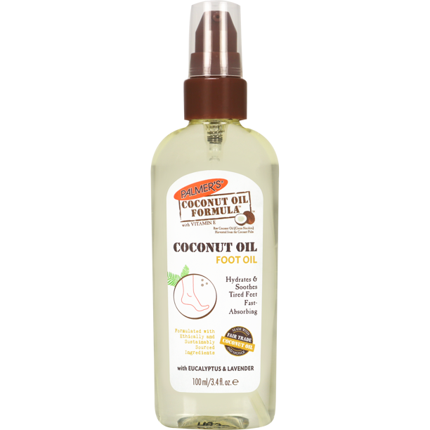 Palmer's Coconut Oil Formula Coconut Oil Foot Oil 3.4 fl. oz. Walmart