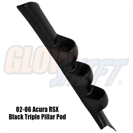 Mustang Gauge Pod - 2002-2006 Acura RSX Triple Gauge Pillar Pod