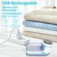 thumbnail image 5 of Fabric Shaver, Electric Lint Remover for Clothes, Battery Operated Defuzzer Lint Shaver with 3 Blades for Sweater, Couch, Blanket, 5 of 9