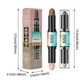 thumbnail image 3 of Yttmshdga Clearance! Beauty Tools Highlighter And Stick Ended Pen For Sculpting Highlighting And Shadowing Effortlessly Defines Facial Features With Long Lasting Wear, 3 of 9