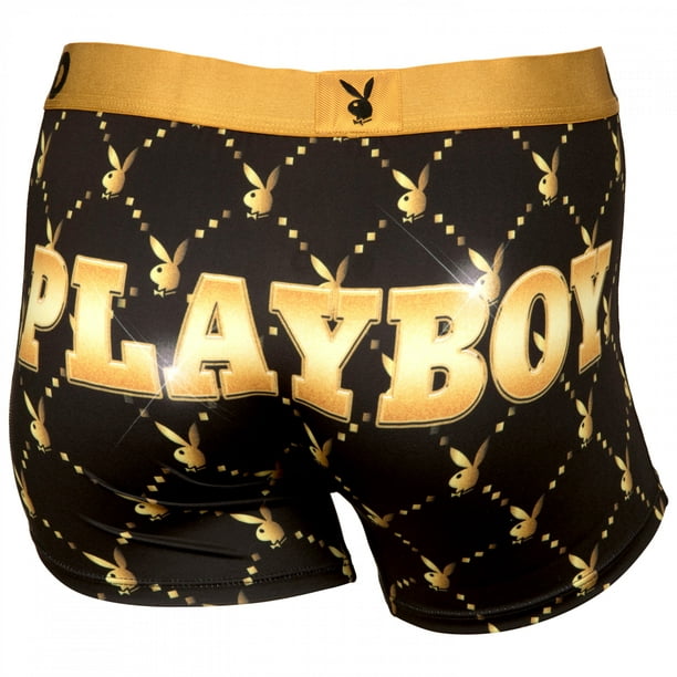 Playboy Monogram Luxury PSD Boy Shorts Underwear-Medium 