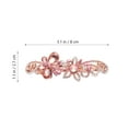 thumbnail image 2 of Masteelf Fancy Barrettes for Women Hair Barrettes Rhinestone Hair Clip Miss Bride Size 5, 2 of 8