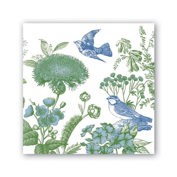 Michel Design Works Paper Beverage Napkins, Cotton & Linen (814417)