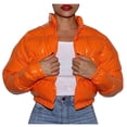 thumbnail image 2 of Puntoco Fashion - Cárdigan con cuello alto para mujer, abrigo acolchado Puntoco Puntoco-6418, 2 of 3