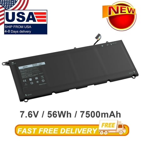 100% Fit 90V7W Battery for Dell XPS13 XPS 13 9343 9350 1708 XPS13D-9343-1708 NEW