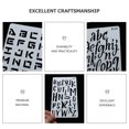 thumbnail image 3 of MasteelfCA 20 Sheets English Letters Stencils Letters Templates Alphabet Stencils Letter Templates, 3 of 8