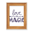 thumbnail image 1 of Love Is Magic Cute Quote Style Desktop Wooden Photo Frame Display Picture Art Painting Multiple Sets, 1 of 3