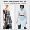 thumbnail image 7 of Women Stretchy Belts for Dresses Vintage Elastic Wide Waist Belts, 7 of 7