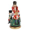 thumbnail image 1 of European-type handmade nutcracker rotating music box handicraft decoration home wooden music box blue, 1 of 4
