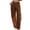 Brown, variant on Tqcoqu Cargo Denim Pants for Women,Wide Leg Baggy High Waisted Stretch Jeans,Ankle Cuffs 6 Pockets Straight Casual Jean,Army Green Women's S-XXL