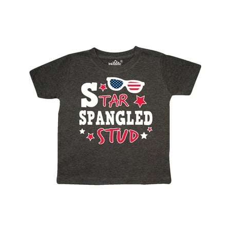 

Inktastic Star Spangled Stud with Sunglasses and Stars Gift Toddler Boy Girl T-Shirt