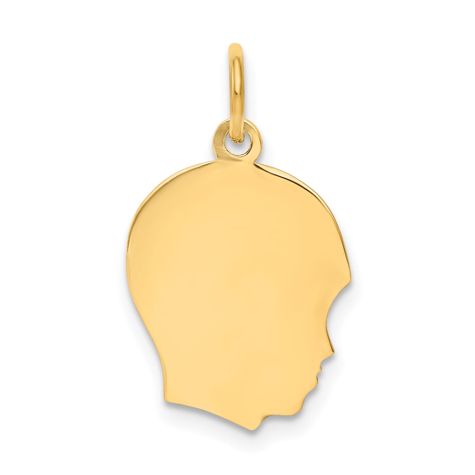 The Kids Collection 14K Yellow Gold High Polish Finish Mini Boy Charm Pendant