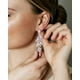 thumbnail image 2 of Pendientes de candelabro de novia para boda, pendientes de gota de diamantes de imitación de cristal para mujer Vhermosa WMZL-976-2, 2 of 4