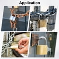 thumbnail image 7 of 50 x 20 x 103mm Heavy Duty Lock Alloy Steel High Security Padlock with 4 Keys, 7 of 7