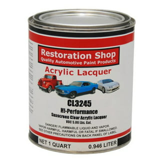 Gloss Acrylic Lacquer Clear Coat Tractor Paint Quart