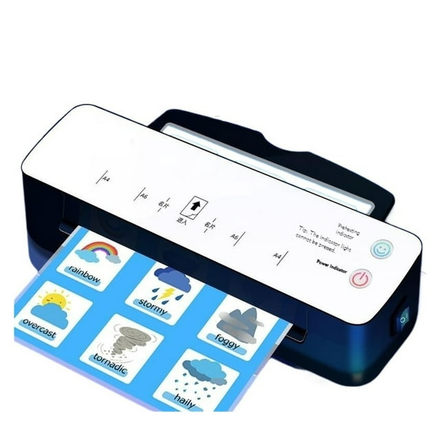 GD-287 A4 Photo Laminating Machine Automatic Thermoplastic Film Sealer Household Small Office Document Laminating Machine ,Fast Heat