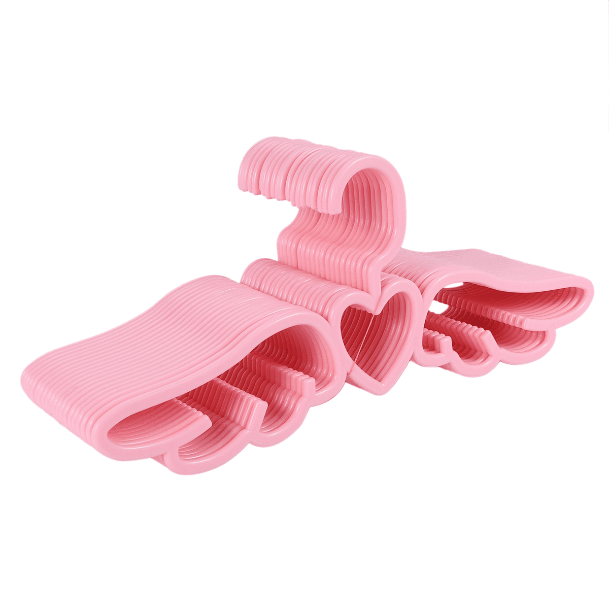 40 Pcs New Design Fly Angel Plastic Clothes Shirt Hanger, Cute Pretty Pink Loving Heart Scarf Underwear Hanger Rack