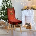 thumbnail image 5 of Cheapark Stretch Christmas Dining Chair Covers - Full High Back Design, Ambient Decorative Protectors, Perfect for Holiday Home & Party, 5 of 6