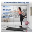 thumbnail image 4 of SONGMY 2024 Newest Walking Pad Treadmill, 2.5 Under Desk Treadmill, 2 in 1 Portable Treadmill for Home with Control LED Display, 300 Ibs Weight Capacity, 4 of 8
