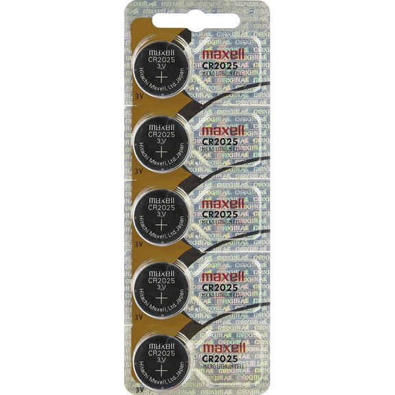 Maxell CR2025 3 Volt Lithium (10 Batteries)