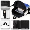 thumbnail image 4 of FIFA-theme Backpack, Campus style schoolbag Bookbag with Adjustable Shoulder Straps And Large Zip Compartment, Unisex Travel Bags.43cm, 4 of 6