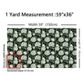 thumbnail image 3 of Feelyou Girls Rustic Plant Fabric by the Yard 1 Yard, Flower Floral Room Decor Fabric by the Yard, Vintage Fashion Fabric for Sewing, Microfiber Bedroom Decor, 3 of 6