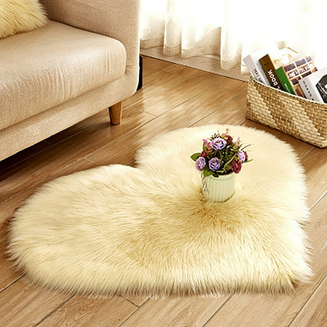 Harpily Carpet Sheepskin Shaggy Slip Imitation Rugs Non Mats Wool Faux Bedroom Home Textiles