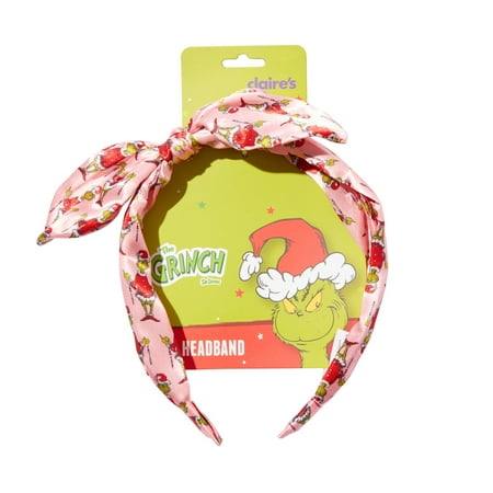 Claire's The Grinch by Dr. Seuss Tween Girls Holiday Knotted Fashion Headband