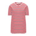 thumbnail image 6 of Sokhug Round Neck Striped Short Sleeve Women's T Shirt Casual Loose Fit Lightweight Summer Tee Soft Comfy Basic Summer Blouse, 6 of 6