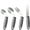 Right-Handed, variant on Triani 4Pcs Adaptive Utensil Set 42° Angled Parkinsons Utensils Easy Grip Weighted Silverware for Hand Tremors and Parkinsons Patients(Right-Handed)