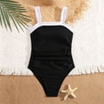 thumbnail image 5 of Tiijoy Girl One-Piece Swimsuit Color Block Ruched UPF50+ Bathing Suit Swimwear, Sizes 7-12, 5 of 8