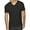 Charcoal, variant on Men's Premium Solid Cotton V Neck T-Shirts Short Sleeve Tee