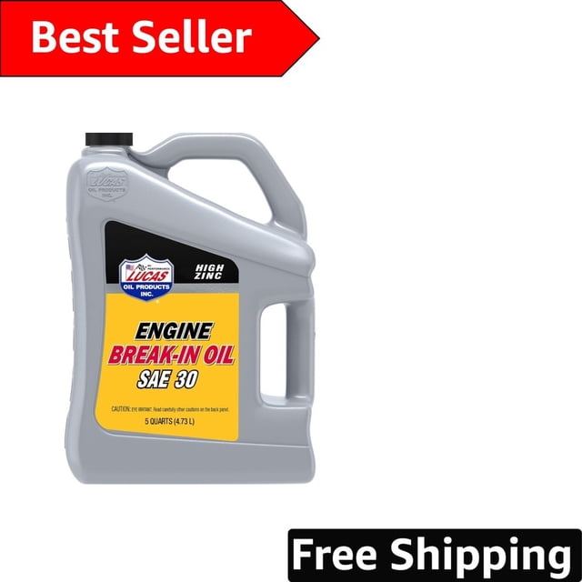 5 Quart SAE 30 Racing Oil - Maximize Engine Life with Universal Compatibility