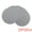 Gray, variant on Unique Bargains Placemats Set of 6 Faux Leather Red