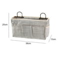 thumbnail image 2 of Wall Hanging Storage Bag, Cotton Linen Door Hanging Storage Baskets Wall Mounted, 2 of 5