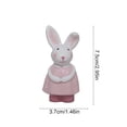 thumbnail image 3 of AuroraX Easter Decorations Home Decor,Tabletop Resin Mini Cute Easter Bunny Decor,Easter Party Spring Decor Mantel Decor Shelf Decor, 3 of 6