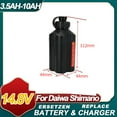 thumbnail image 3 of 14.8V 2pack 3500mAh electric reel battery display outdoor raft fishing electric reel battery fishing sea fishing power, 3 of 10