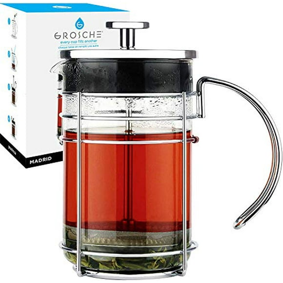 GROSCHE Madrid French Press Coffee Maker, Tea Press Coffee Press 1.0L / 34 oz