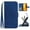 Darkblue, variant on Fit for Google Pixel 6A 6.1 inch Wallet Case with Wrist Strap,Stylish Sunflower Embossed PU Leather Shockproof Protective Magnetic Clasp Flip Stand Card Slots Protective Phone Cover,Inkblue