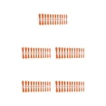 thumbnail image 1 of Justharion Coffin Nail Set Glossy Classic French Style Scratch Resistant Artificial Press-on Fingernails Manicure Stickers Type 11 5Set, 1 of 6