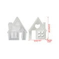 thumbnail image 3 of Puntoco Molde De Yeso Para Vela Perfumada Con forma De Casa De Chimenea Pequeño,Decoración Hogareña, 3 of 3