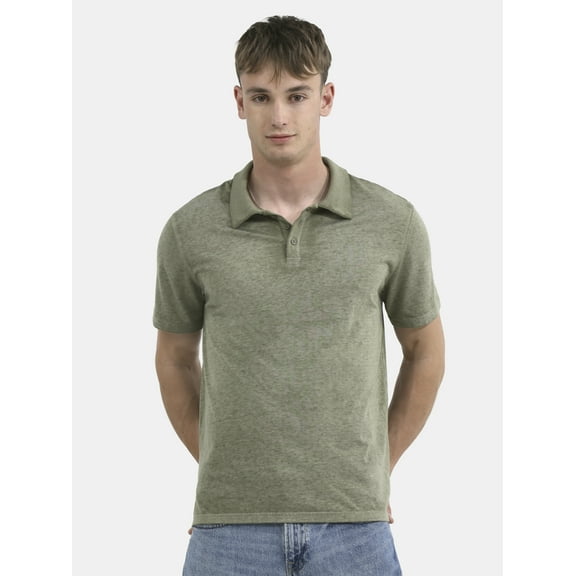 No Boundaries Burnout Polo, Men's and Big Men's