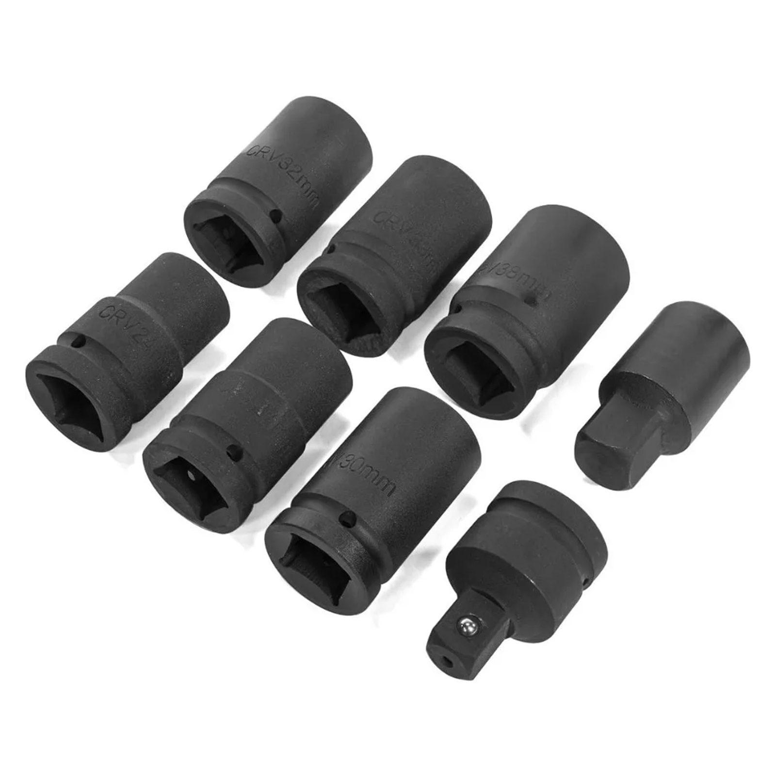 8-Pieces Torque Wrench Labor Saving Lug Nut Wrench Torque Multiplier Socket (24mm To 38mm) for Semi