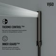 thumbnail image 4 of VIGO Sutton 58 in. H x 4 in. W 4-Jet Shower Panel System with Adjustable Round Head and Hand Shower Wand in Matte Black, 4 of 12