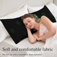 thumbnail image 5 of St. Patrick's Day Body Pillow Covers 20"x60", Spring Green Shamrock Gold Lucky Love Black Soft Brushed Microfiber Breathable Throw Pillow Covers, Pillowcase with Zipper for Couch Sofa Bedroom, 5 of 9