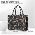 thumbnail image 3 of Large Capacity Tote Bag,Skeleton Pumpkin Halloween Pattern Handbag Fashion Luxury Tote Bag,15.7"x13"x 5.1" Inches,Laptop Compatible, 3 of 6