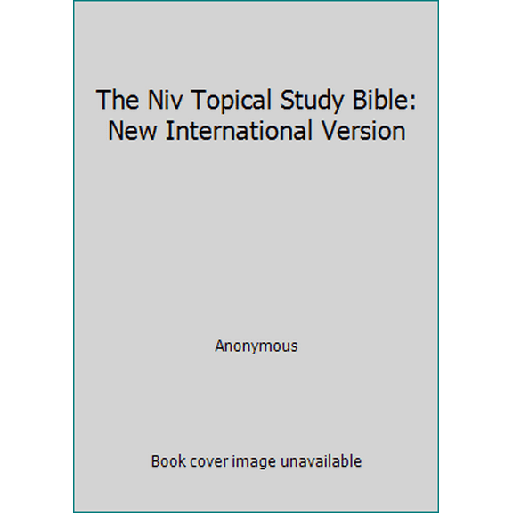Pre-Owned The Niv Topical Study Bible: New International Version (Hardcover) 0310919339 9780310919339