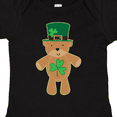 thumbnail image 4 of Inktastic St Patricks Day Irish Teddy Bear Shamrock Boys or Girls Baby Bodysuit, 4 of 5